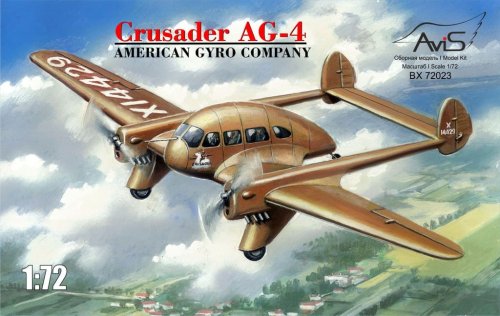 Go to product AVIS BX72023 - 1:72 Crusader AG-4 American Gyro Company