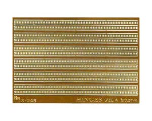 PART X045 -  Hinges size A 0,2 mm