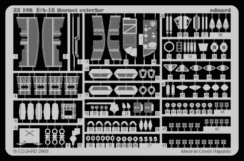 Go to product EDUARD 32106 - 1:32 F-18 exterior