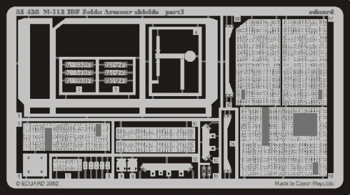 Go to product EDUARD 35438 - 1:35 M-113 IDF Zelda armour shields