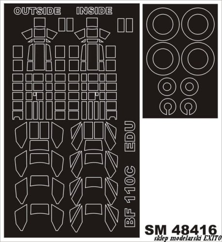 Go to product MONTEX SM48416 - 1:48 Bf 110C