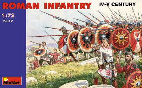 Go to product MINIART 72012 - 1:72 Roman Infantry. IV-V Century