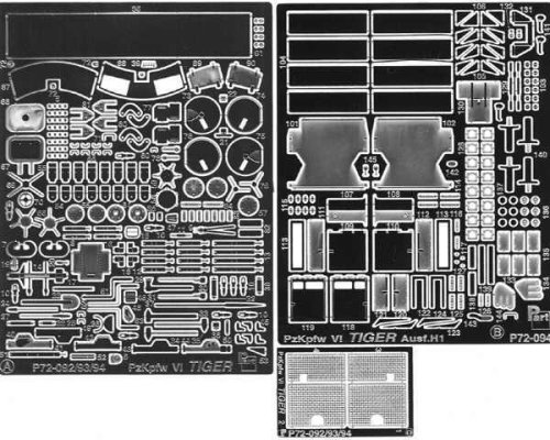Go to product PART P72094 - 1:72 Tiger I Ausf.H1 conversion