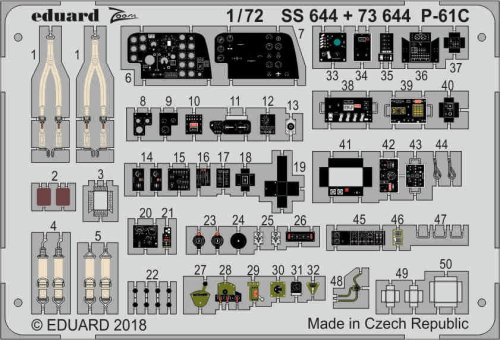 Go to product EDUARD SS644 - 1:72 P-61C