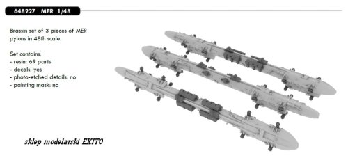 Go to product EDUARD 648227 - 1:48 MER pylons