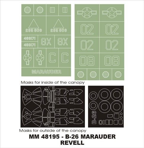Go to product MONTEX MM48195 - 1:48 B-26 B/G Marauder
