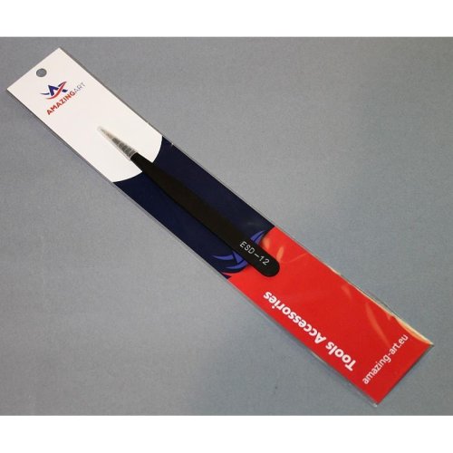 Go to product AMAZING ART ESD12 - Precise antistatic tweezers 12.5 cm