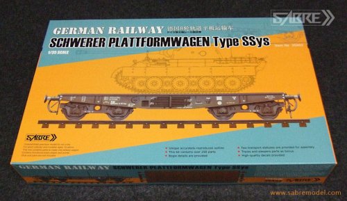 Go to product SABRE 35A02 - 1:35 German Railway Schwerer Platformwagen Type Ssys