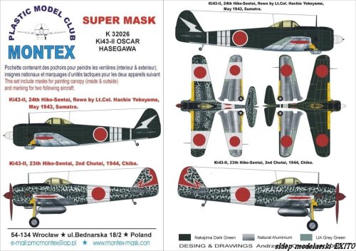 Go to product MONTEX K32026 - 1:32 Ki-43 II Oscar