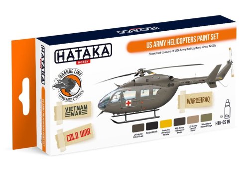 Go to product HATAKA CS19 - US Army Helicopters paint set