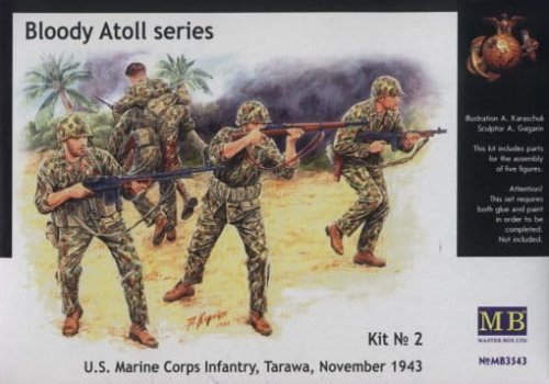 Go to product MASTER BOX 3543 - 1:35 U.S. Marine Corps Infantry, Tarawa November 1943