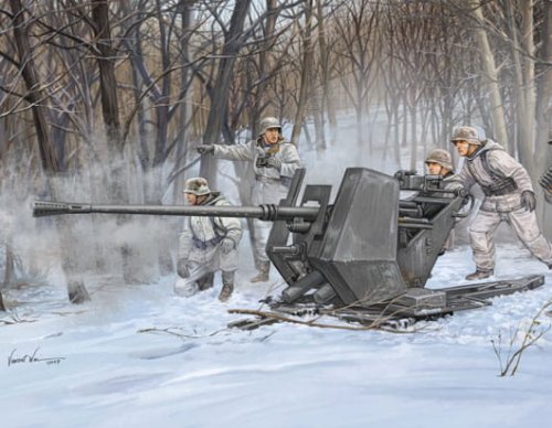 Go to product TRUMPETER 02310 - 1:35 Flak 37 (German 3.7cm anti-aircraft gun)