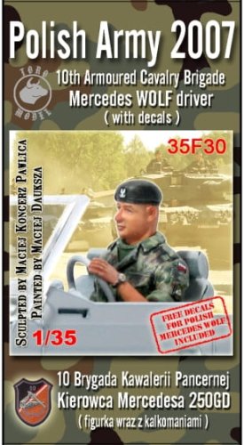 Go to product TORO MODEL 35F30 - 1:35 Polish 10th Armoured Cavalry Brigade Mercedes WOLF driver