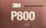 3M - Flexible Abrasive Hookit Sheet - P800