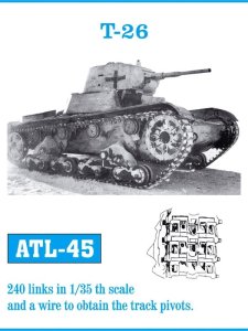 Friulmodel ATL-045 - 1:35 T-26 metal tracks