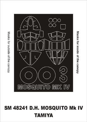 Go to product MONTEX SM48241 - 1:48 D.H.Mosquito Mk.IV