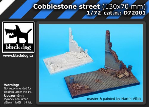 Go to product BLACK DOG D72001 - 1:72 Cobblestone street (130x70 mm) - base