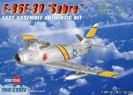 Go to product HOBBY BOSS 80258 - 1:72 American F-86F-30 Sabre