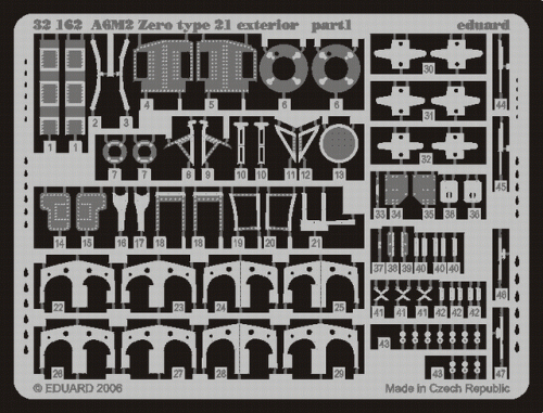 Go to product EDUARD 32162 - 1:32 A6M2 Zero type 21 exterior