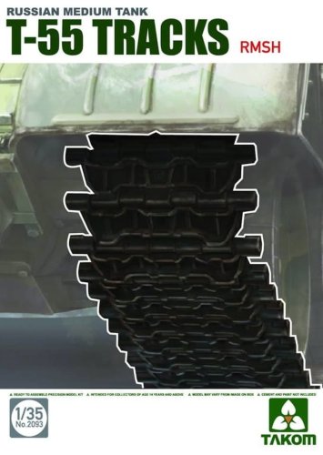 Go to product TAKOM 2093 - 1:35 Russian Medium Tank T-55 Tracks RMSH