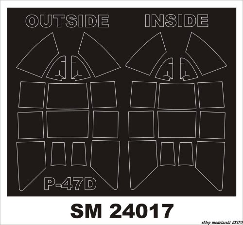 Go to product MONTEX SM24017 - 1:24 P-47D Razorback