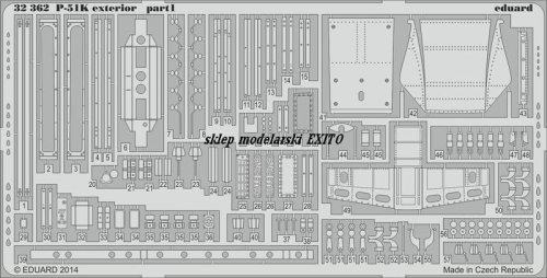 Go to product EDUARD 32362 - 1:32 P-51K exterior