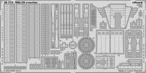 Go to product EDUARD 48772 - 1:48 MiG-29 Fulcrum exterior