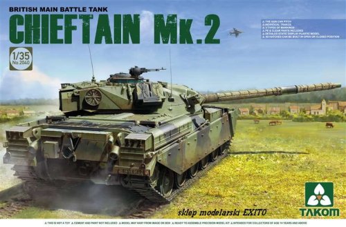 Go to product TAKOM 2040 - 1:35 Chieftain Mk.2 British Main Battle Tank