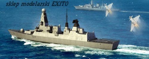 Go to product TRUMPETER 04550 - 1:350 HMS Type 45 Destroyer