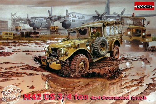 Go to product RODEN 809 - 1:35 M42 US 3/4 ton 4x4 Command truck