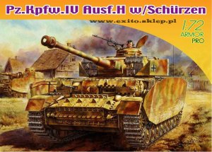 DRAGON 7497 - 1:72 Pz.Kpfw.IV Ausf.H w/ Schurzen