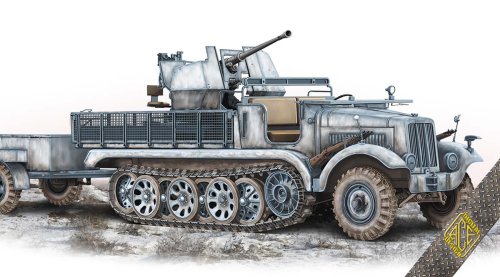 Go to product ACE 72573 - 1:72 3,7cm Flak 36 auf Fahrgestell mZgKw 5t Sd.Kfz.6/2