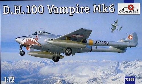 Go to product AMODEL 72208 - 1:72 D.H.100 Vampire Mk.6