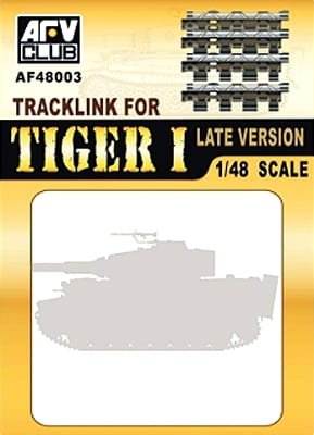 Go to product AFV CLUB 48003 - 1:48 Track for Tiger I late version