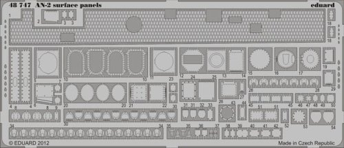 Go to product EDUARD 48747 - 1:48 An-2 surface panels