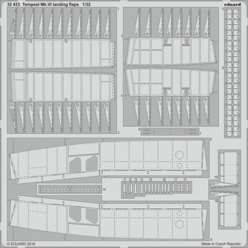 Go to product EDUARD 32423 - 1:32 Tempest Mk.VI landing flaps