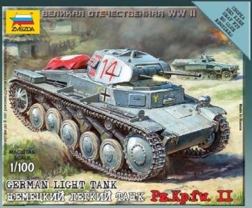 Go to product ZVEZDA 6102 - 1:100 German Light Tank Pz.Kpfw II