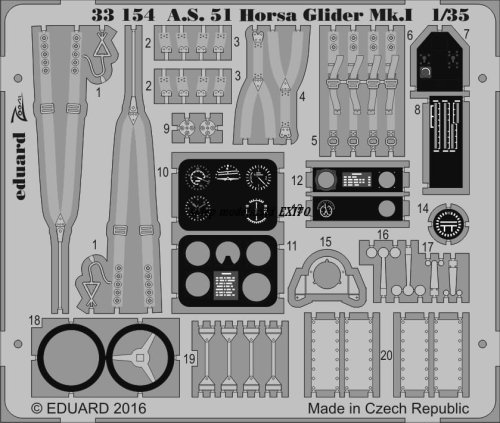 Go to product EDUARD 33154 - 1:32 A.S. 51 Horsa Glider Mk.I