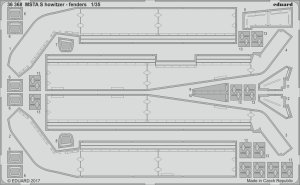 EDUARD 36368 - 1:35 MSTA S howitzer - fenders