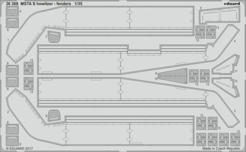 Go to product EDUARD 36368 - 1:35 MSTA S howitzer - fenders