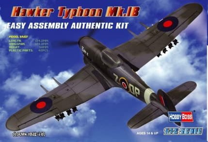 Go to product HOBBY BOSS 80232 - 1:72 Hawker Typhoon Mk.IB Fighter