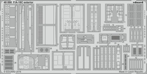 Go to product EDUARD 48898 - 1:48 F/A-18C exterior
