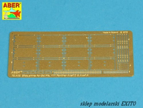 Go to product ABER 72A02 - 1:72 Side skirts for Panther A / D