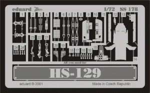 EDUARD SS178 - 1:72 Hs 129