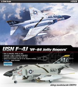 ACADEMY 12529 - 1:72 USN F-4J VF-84 Jolly Rogers