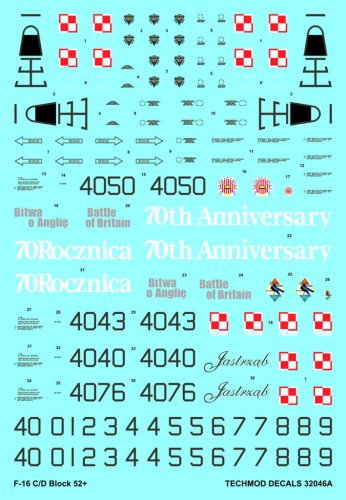 Go to product TECHMOD 32046 - 1:32 F-16C/D