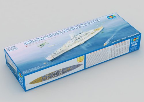 Go to product TRUMPETER 05779 - 1:700 Italian Navy Battleship RN Vittorio Veneto 1940