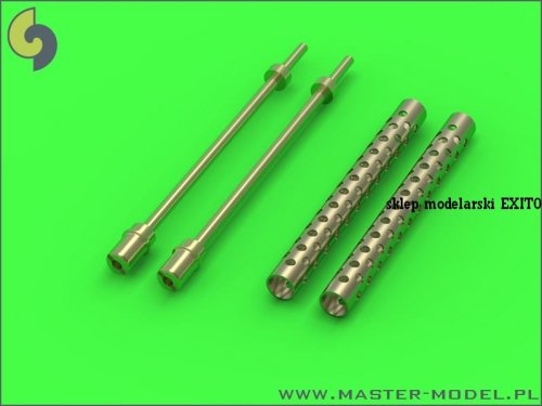 Go to product MASTER GM-35-005 - 1:35 gun barrels for Browning M1919 .30 cal with cylindrical barrel end