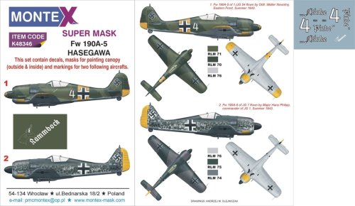 Go to product MONTEX K48346 - 1:48 Focke Wulf Fw 190A-5