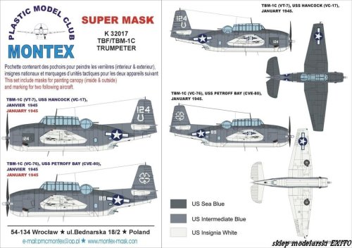 Go to product MONTEX K32017 - 1:32 TBF-1 C Avenger